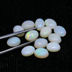 Australian Opal 5X7 MM Oval White Fire