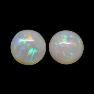 Australian Opal Pair - 5 MM Round Opal Pair