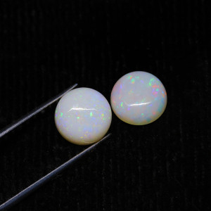 Australian Opal 9.00 MM Round White Fire