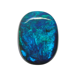 Australian Black Opal With Fire - 11.12 Carat / 12.25 Ratti