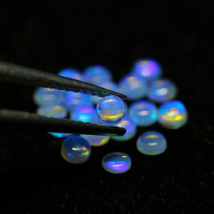 Australian Opal 2.50 MM Round Blue Fire