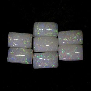 Australian Opal 3X5 MM Cushion White Fire