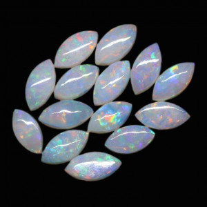 Australian Opal 2X4 MM Marquise White Fire