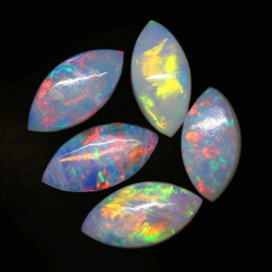 Australian Opal 2X4 MM Marquise Multicolor Fire